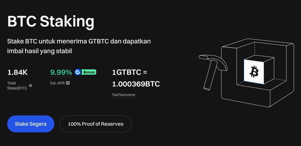 Bursa Gate.com Earn & Staking