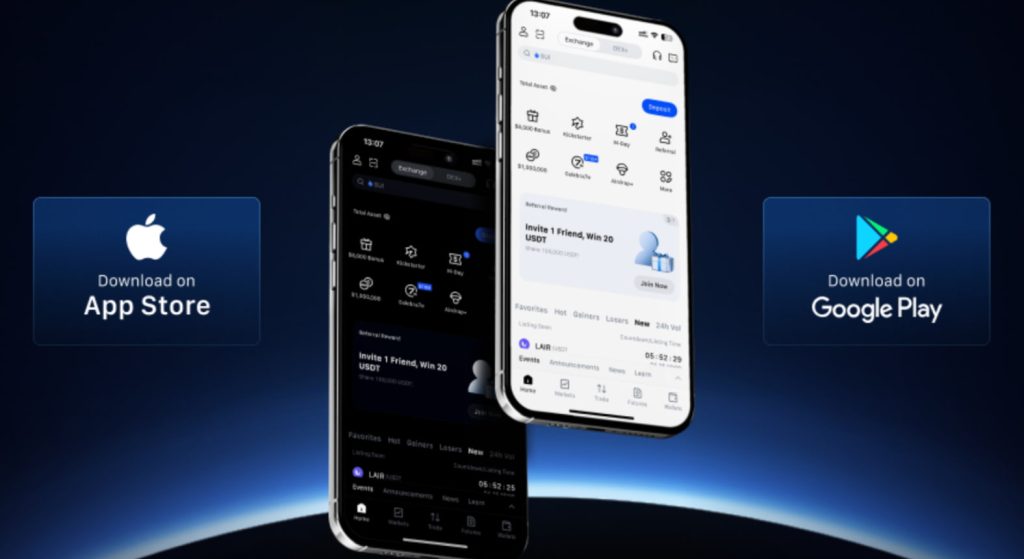 Aplikasi Mudah Alih MEXC