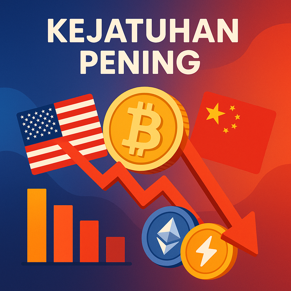 Kejatuhan Mendadak Pasaran Kripto: Bitcoin dan Altcoin Merosot Akibat Ketegangan Perdagangan AS-China