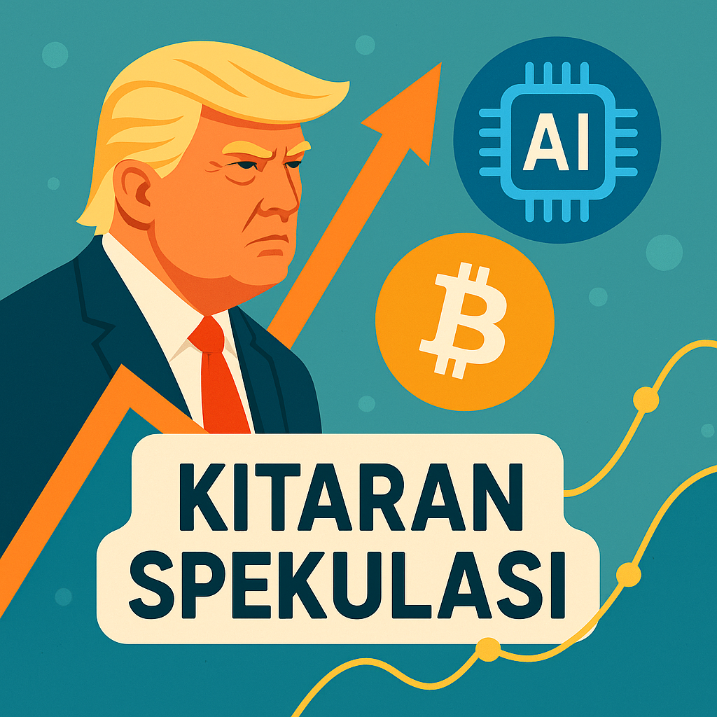 Bagaimana Dasar Tarif Trump Mencetuskan Kitaran Spekulasi dalam Kripto dan Saham AI