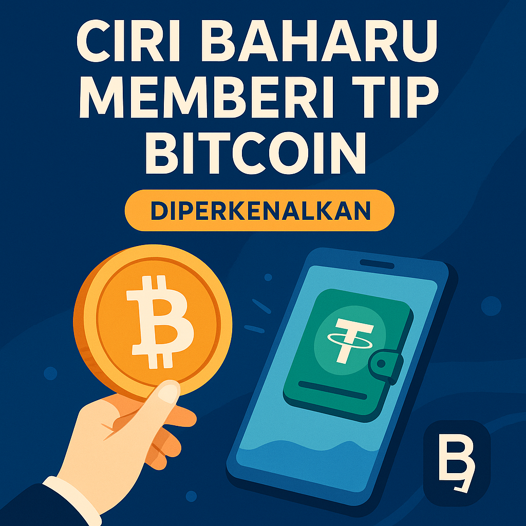Ciri Baharu Memberi Tip Bitcoin Diperkenalkan Bersama Tether di Forum Plan ₿
