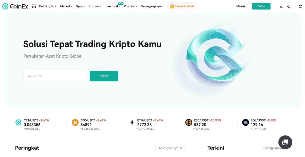 Ulasan Mendalam CoinEx: Semua Ciri dan Yuran
