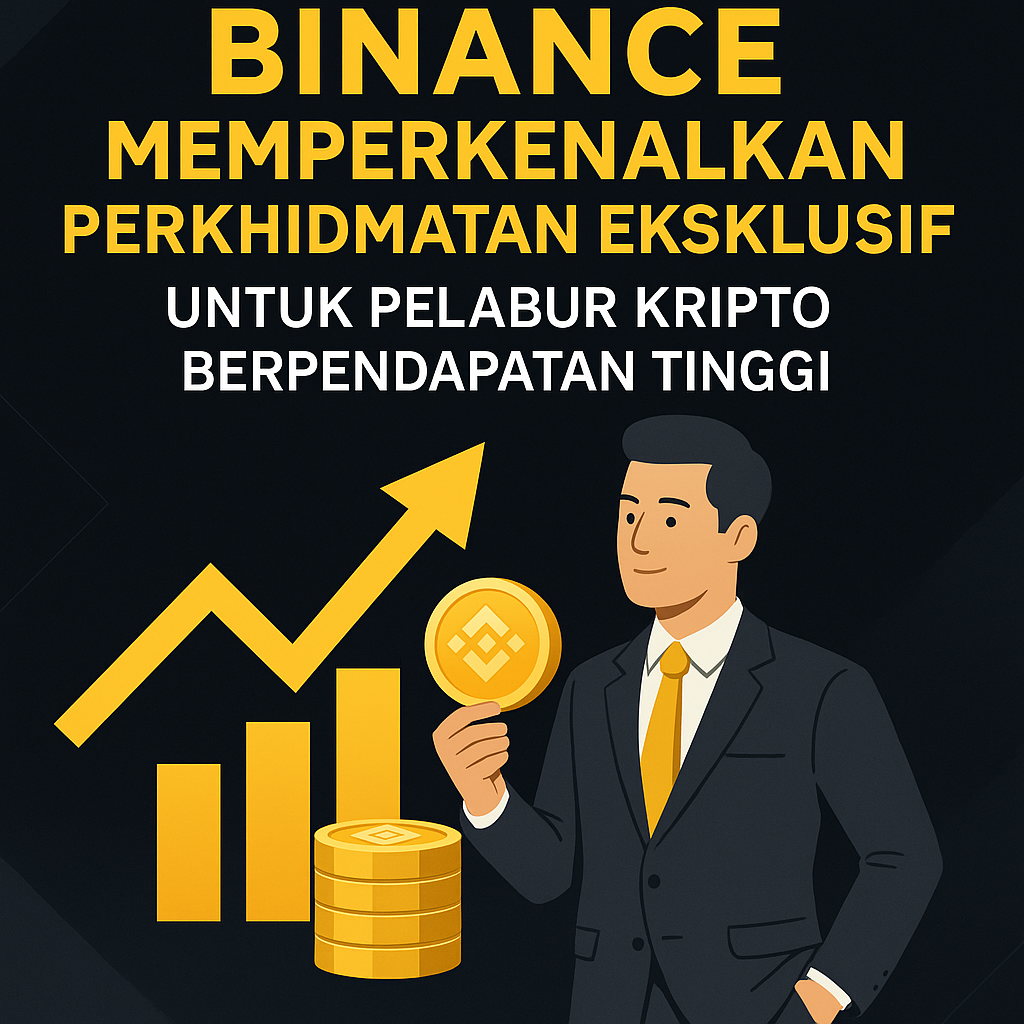 Binance Memperkenalkan Perkhidmatan Eksklusif untuk Pelabur Kripto Berpendapatan Tinggi